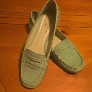 Anne Klein Mint Green Flats